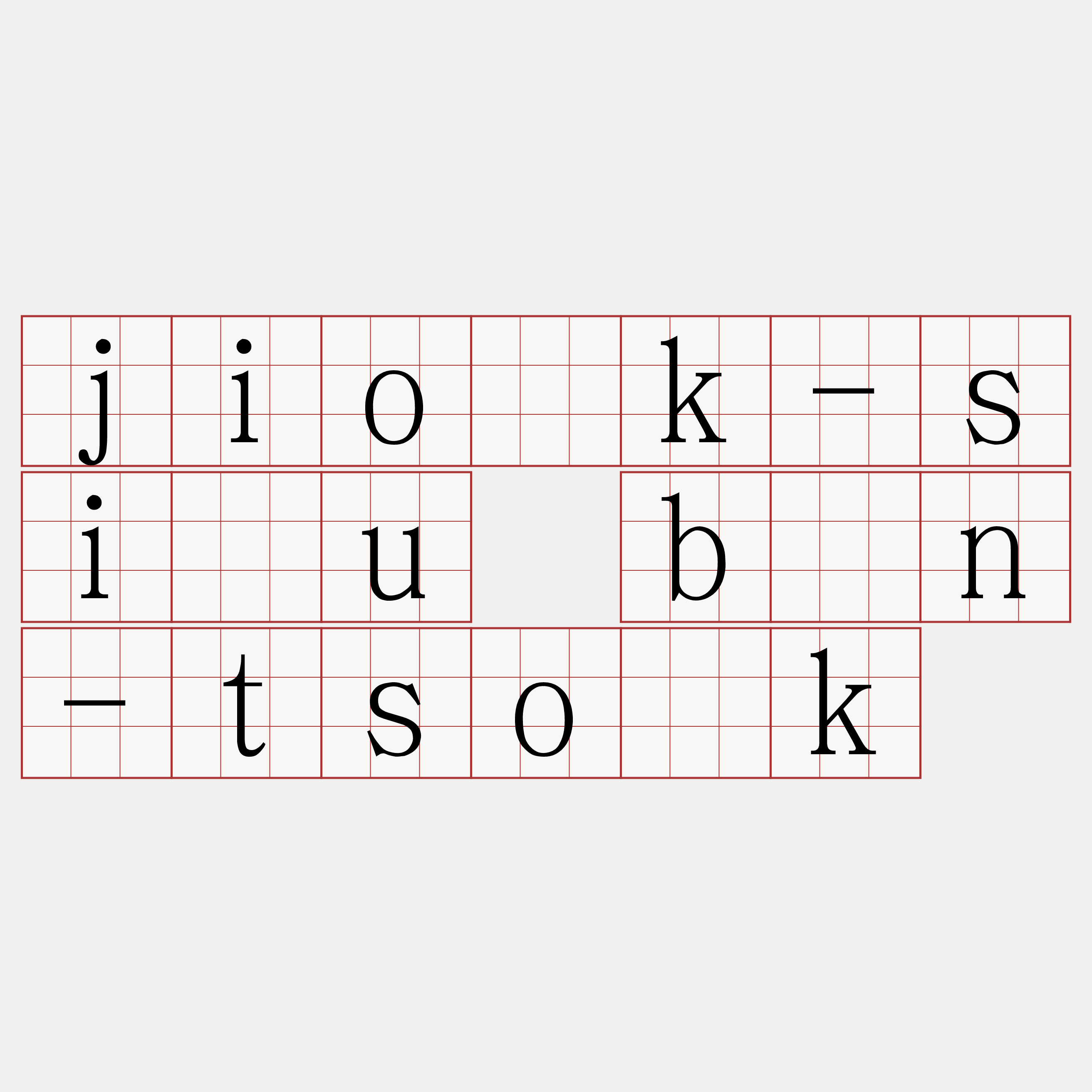 jio̍k-siáu bîn-tso̍k